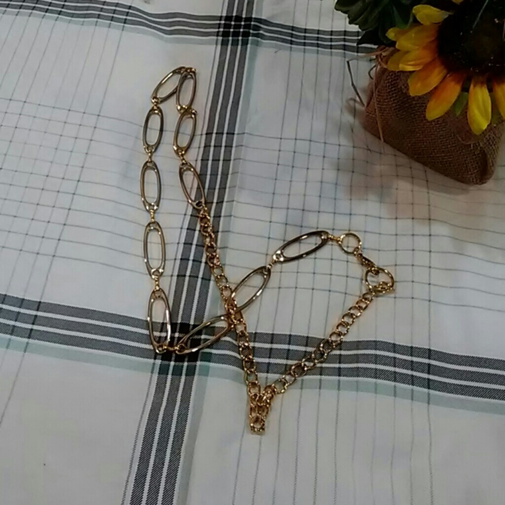Gold tone belt